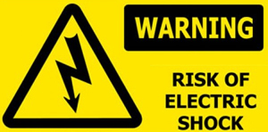 Electric shock alert