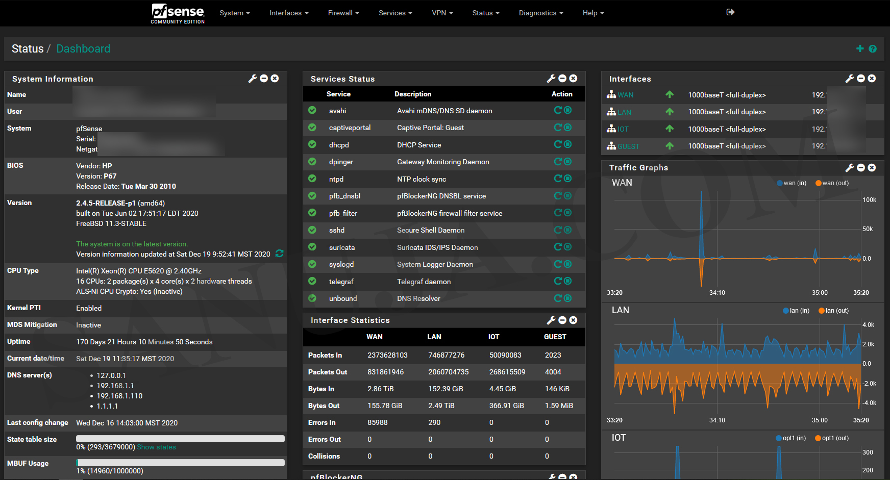 Что лучше в качестве роутера pfsense или freebsd