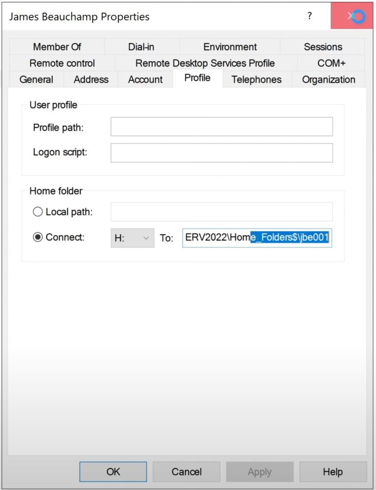 How to create Home Folders in Active Directory (AD) - Windows Server ...